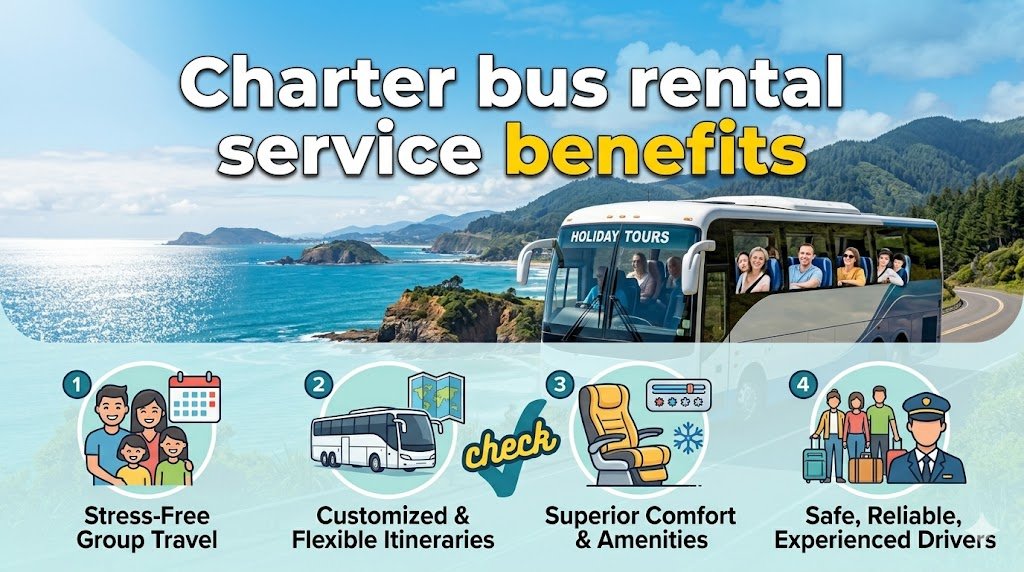 10 Benefits of Charter Bus Rental for Coaches, Players & Fans