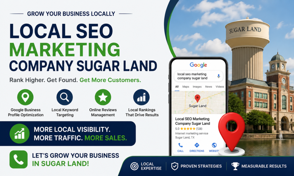 Why Sugar Land Businesses Need Local SEO Marketing to Grow Faster