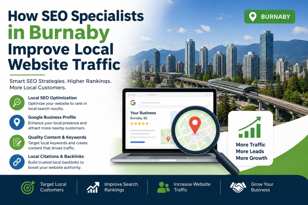 How SEO Specialists in Burnaby Improve Local Website Traffic