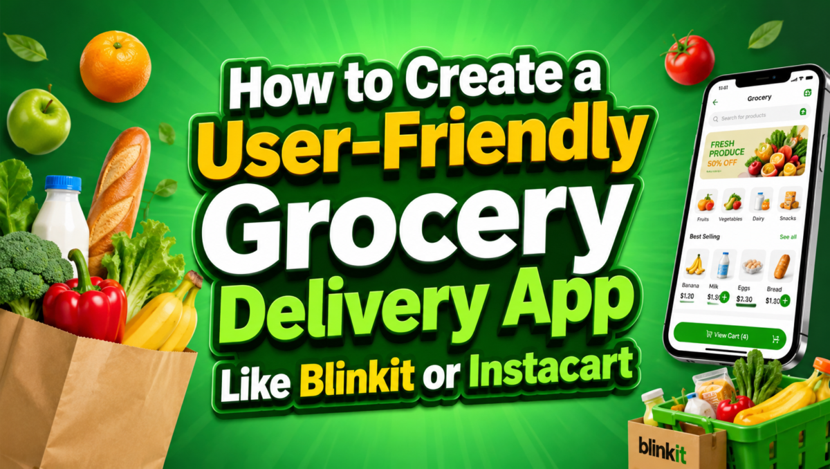 How to Create a User-Friendly Grocery Delivery App Like Blinkit or Instacart
