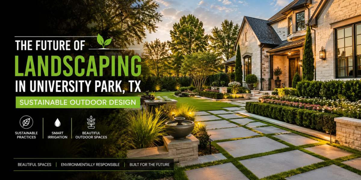 The Future of Landscaping in University Park, TX and Sustainable Outdoor Design