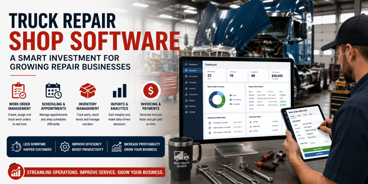 Truck Repair Shop Software: A Smart Investment for Growing Repair Businesses