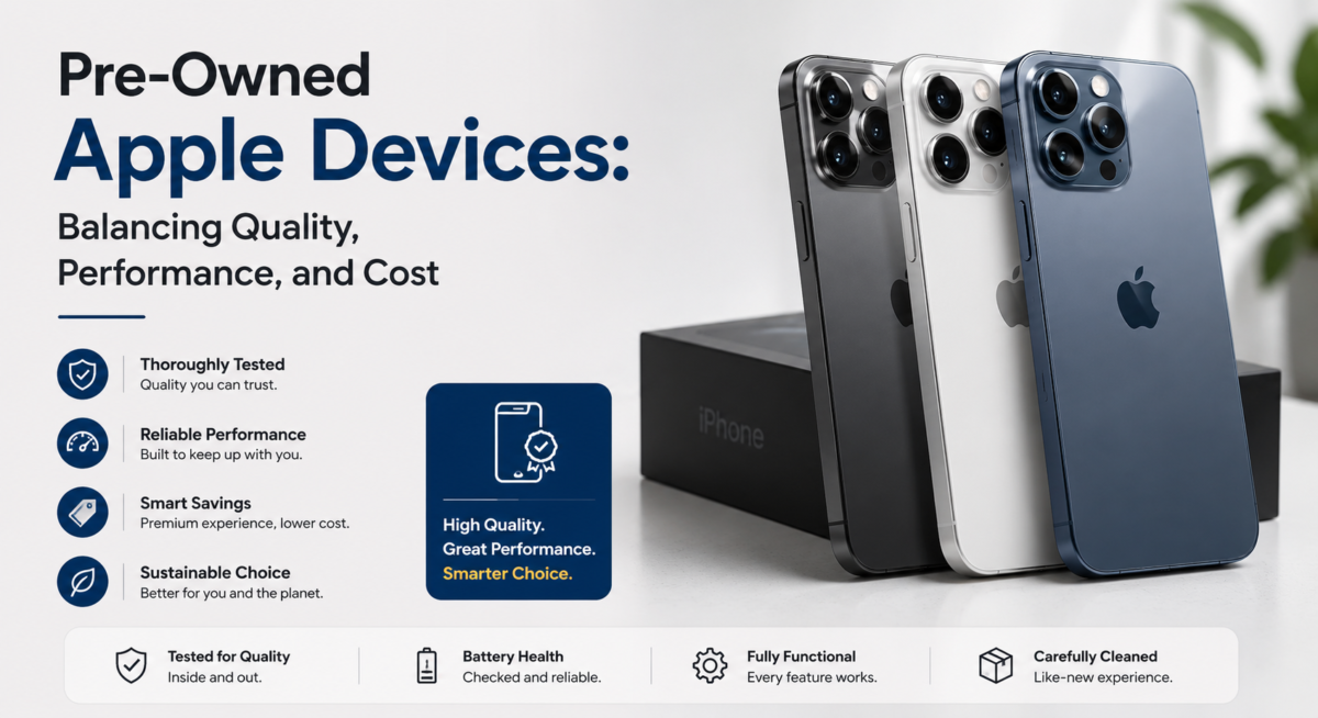 Pre-Owned Apple Devices: Balancing Quality, Performance, and Cost