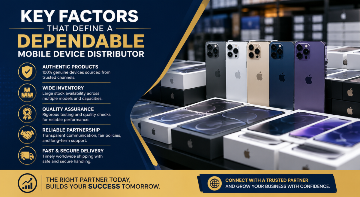 Key Factors That Define a Dependable Mobile Device Distributor