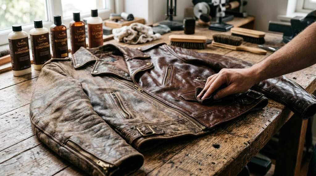 How to Restore an Old Washed Leather Jacket