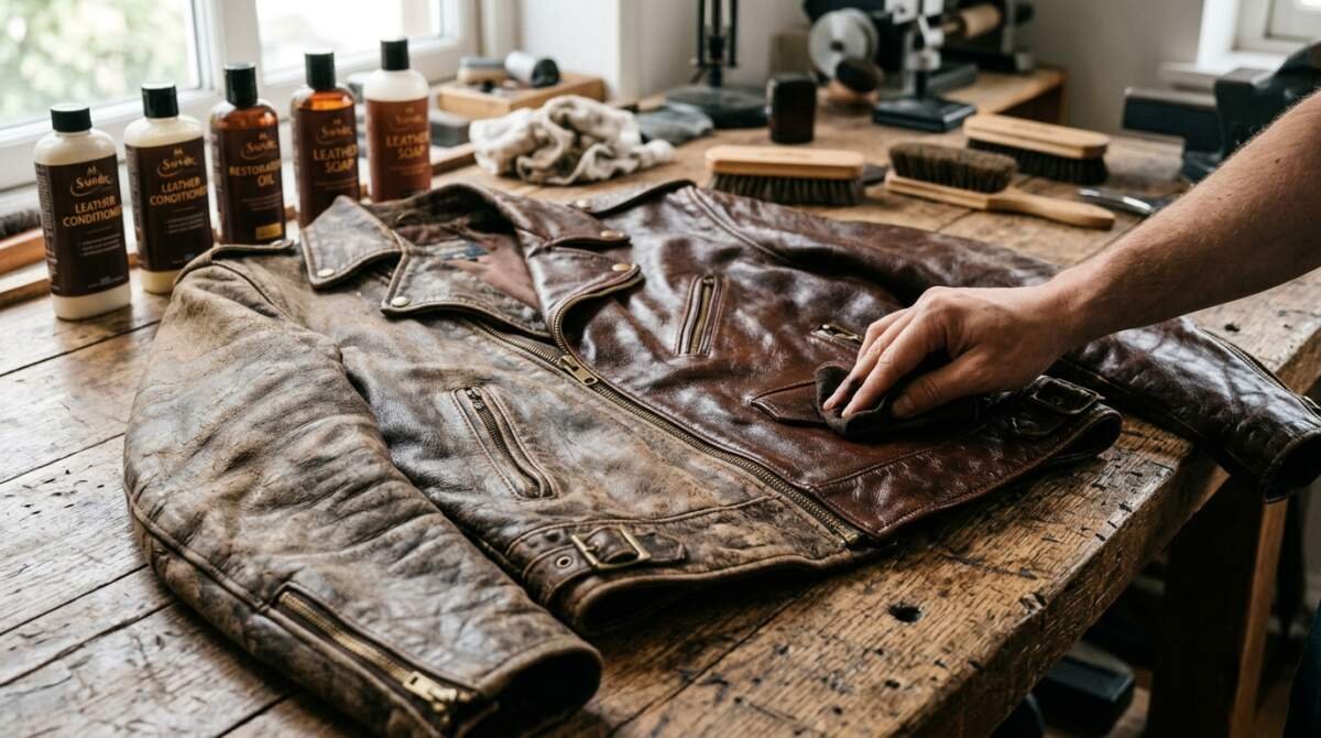 How to Restore an Old Washed Leather Jacket