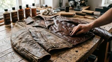 How to Restore an Old Washed Leather Jacket