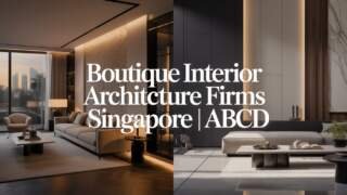 Boutique Interior Architecture Firms Singapore: Designing Elegant Modern Living Spaces